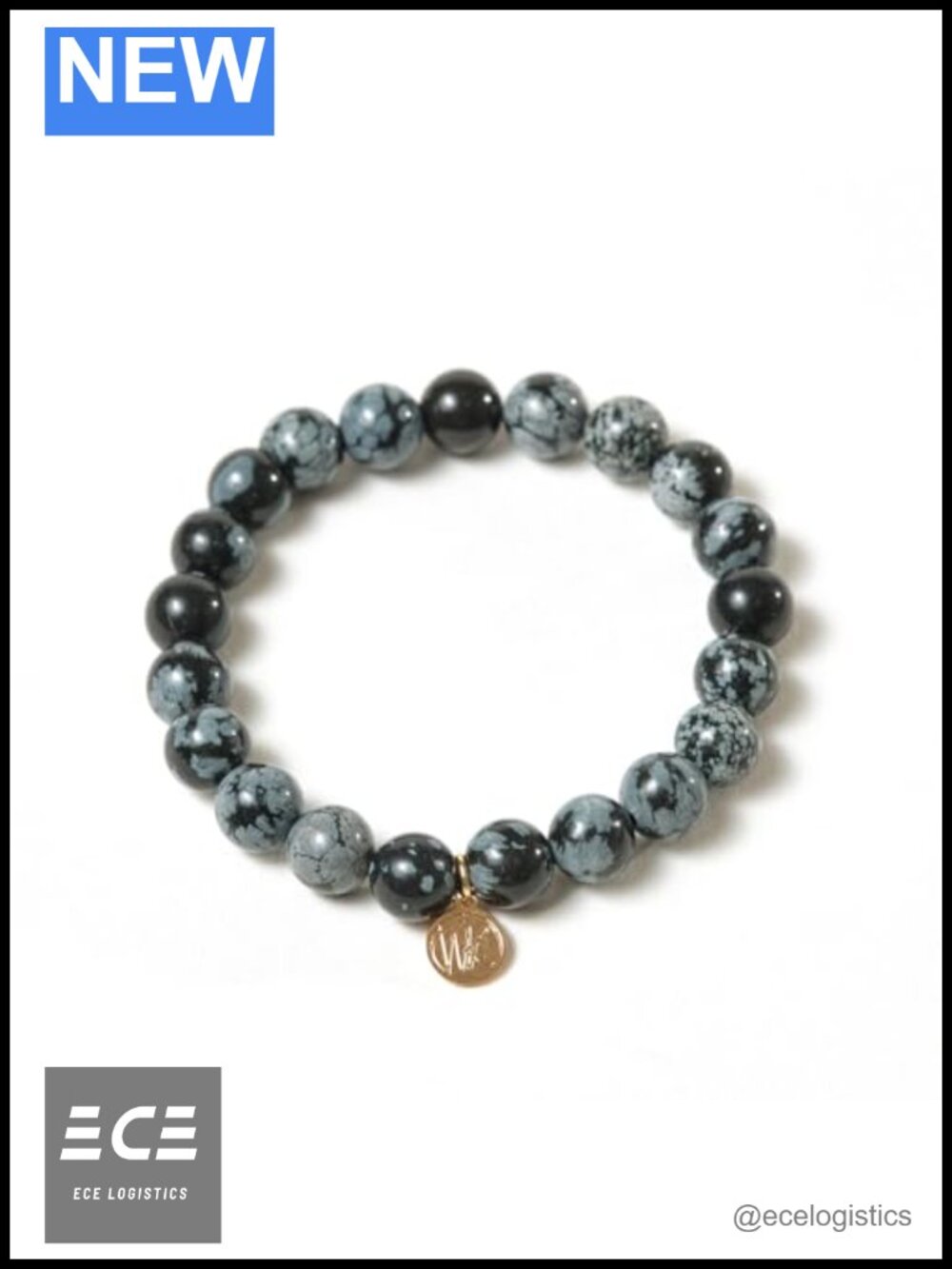 Angelite Crystal Bracelet 4mm Beads Reiki Healing Stretch Wristband Spiritual